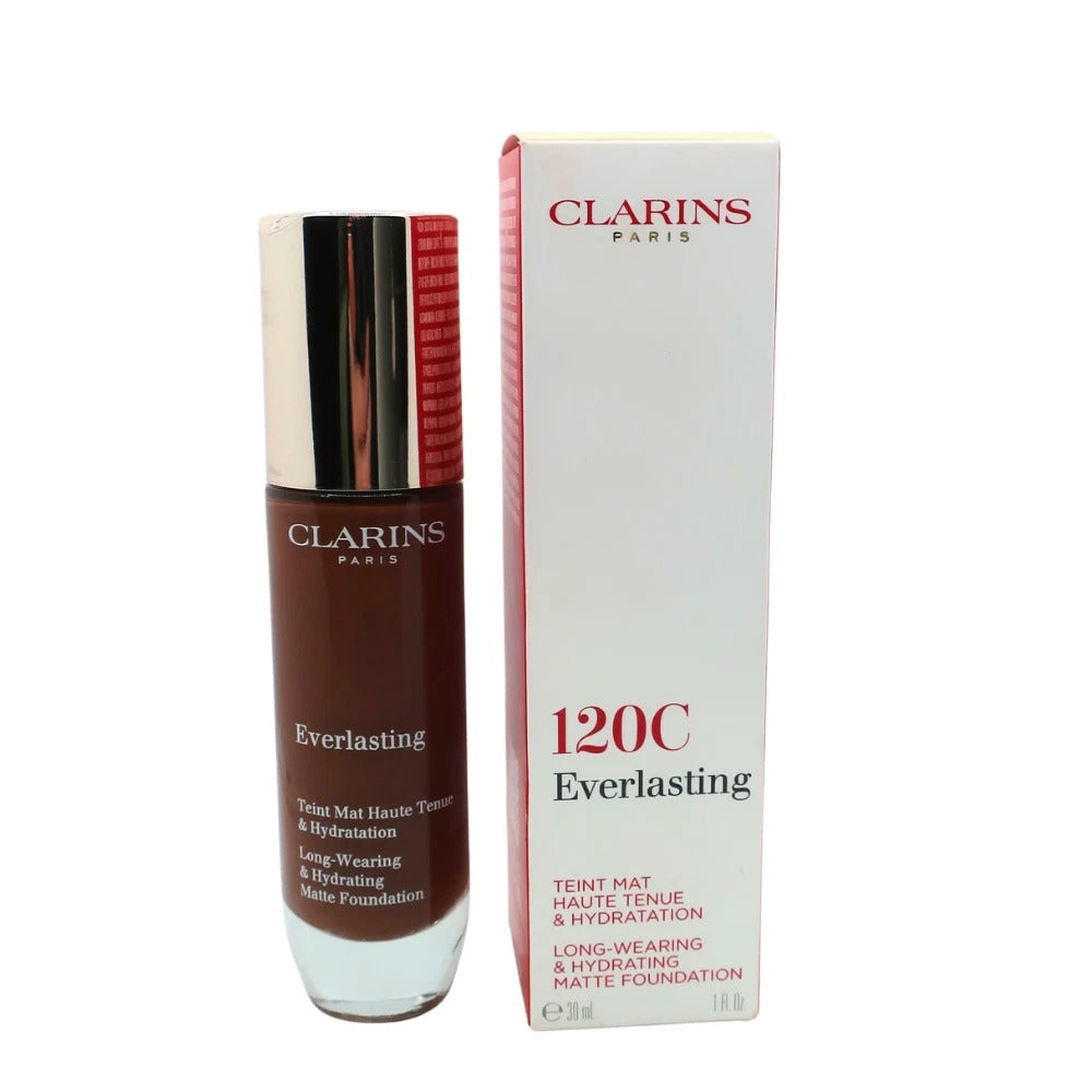 Clarins Everlasting Long Wearing Hydrating Matte Foundation 120C Espresso