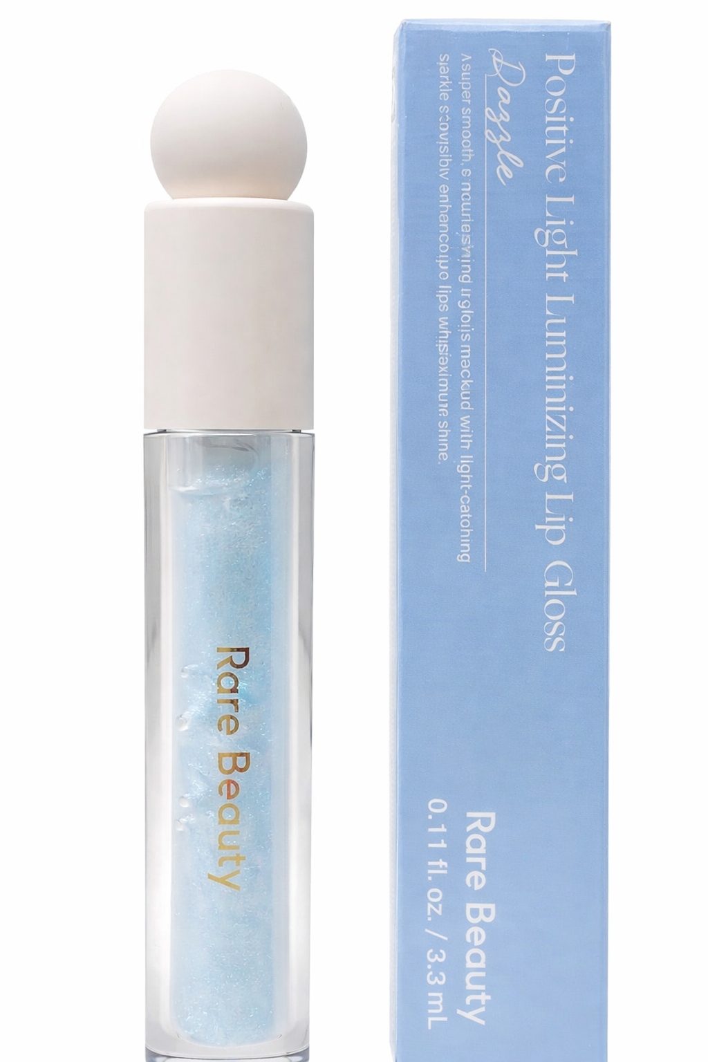 Rare Beauty By Selena Gomez Positive Light Luminizing Lip Gloss-Dazzle 3.3ml Full Size-Brand New in Box