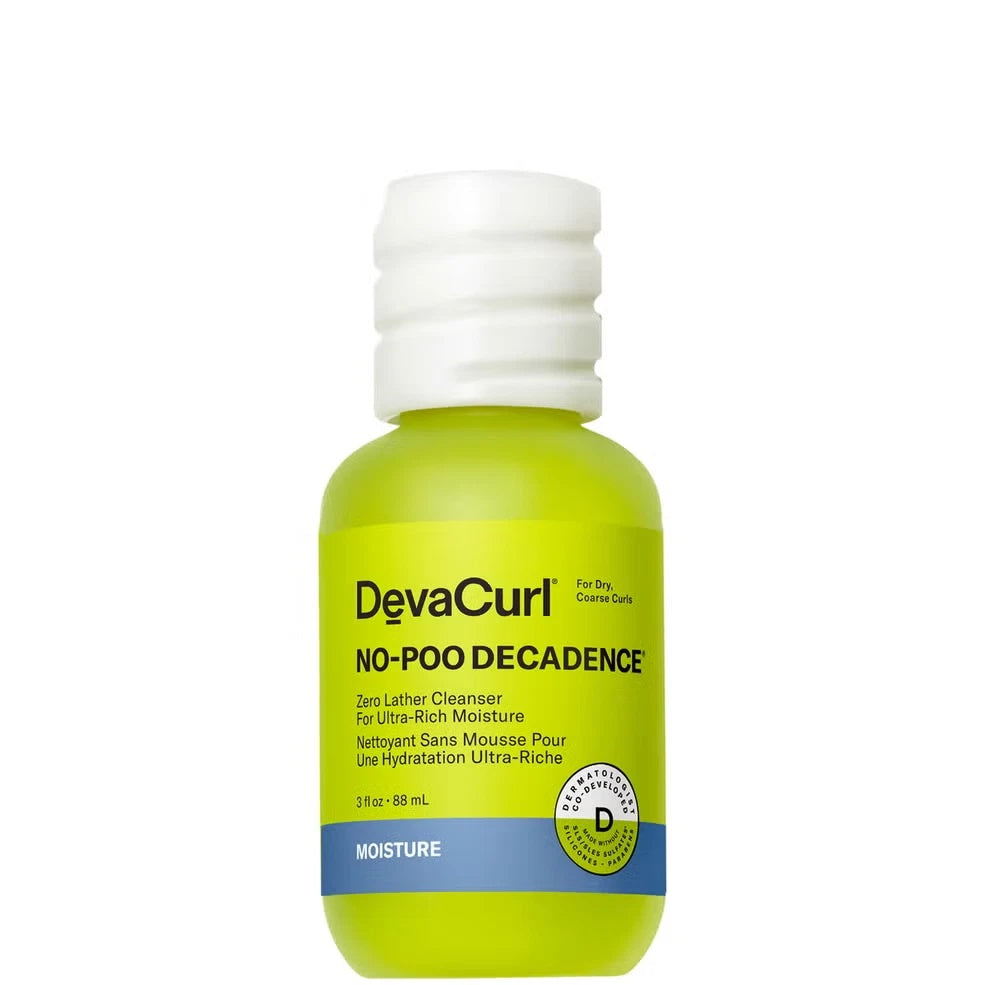 DevaCurl No-Poo Decadence Zero Lather Cleanser For Ultra-Rich Moisture-3oz.