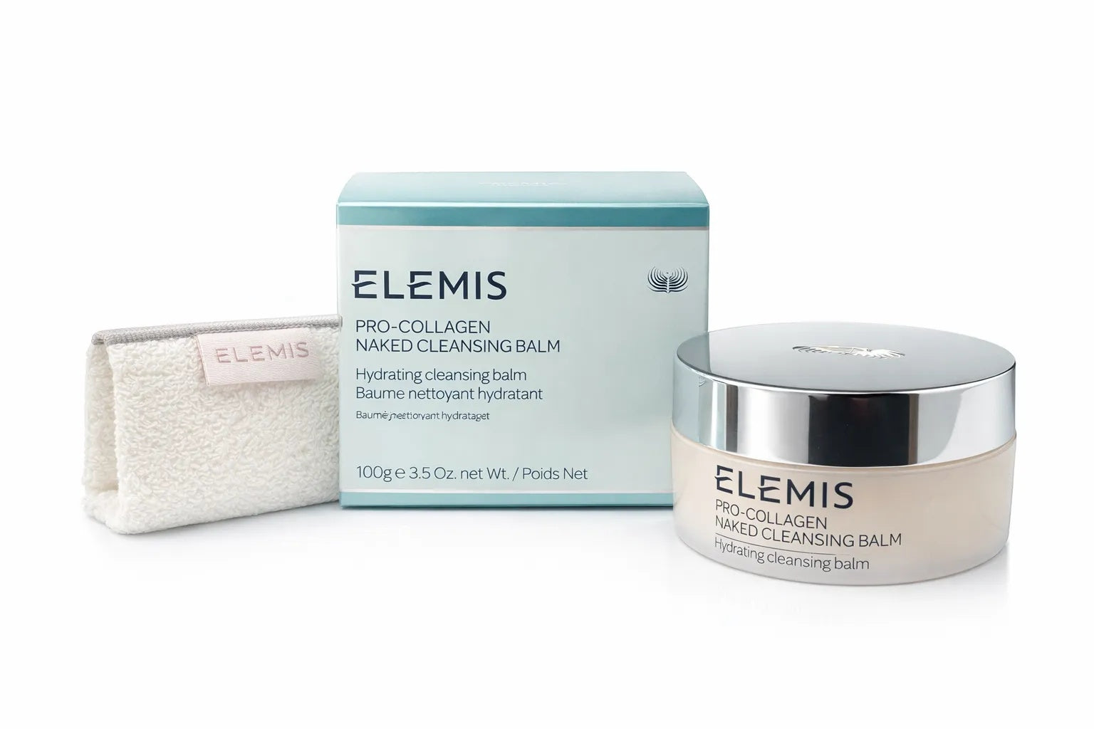 Elemis Pro-Collagen Naked Cleansing Balm 100g/3.5oz -comes with Face Towel