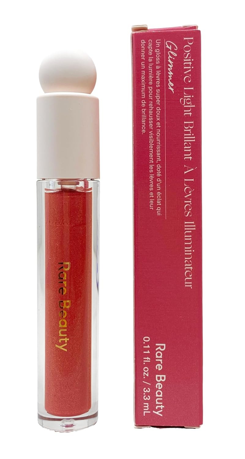 Rare Beauty By Selena Gomez Positive Light Luminizing Lipgloss: Glimmer 3ml / 0.10 fl oz Full Size in Box