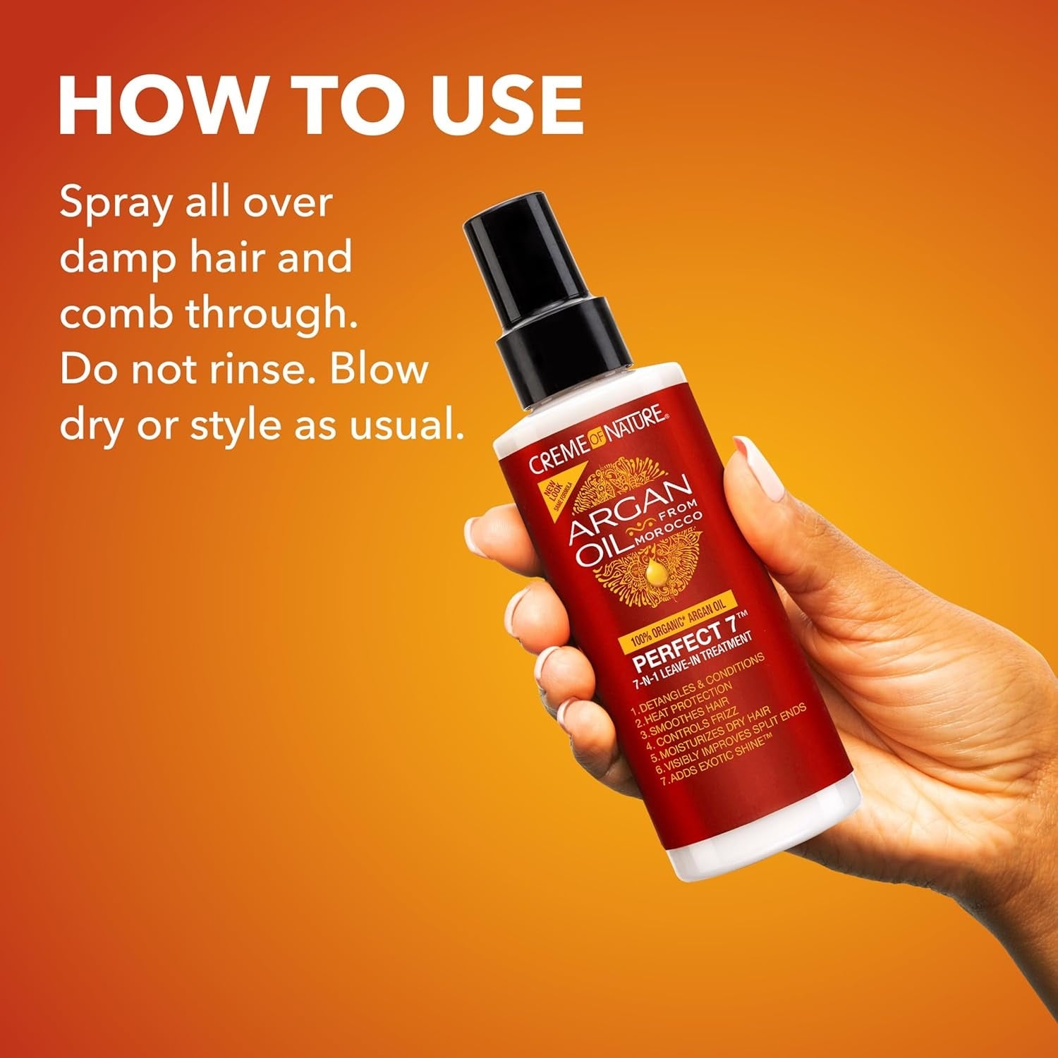 Creme of Nature Argan Oil Special 7, 7-N-1 Leave-In Treatment 5.0 fl oz/150 ml