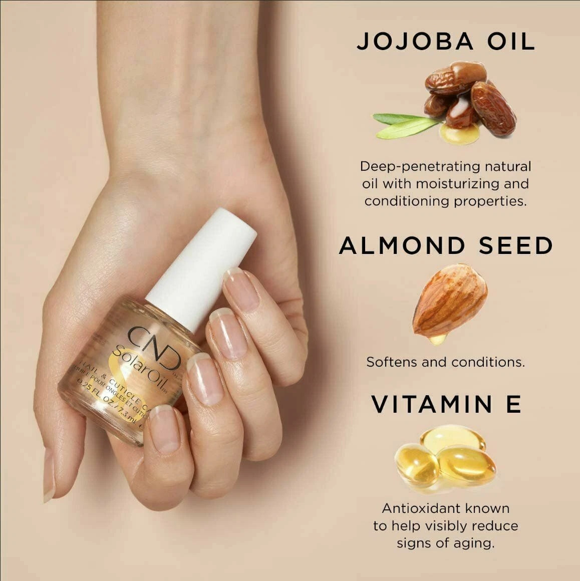CND Solar Oil Nail and Cuticle Care 0.25 FL OZ / 7.3 ml